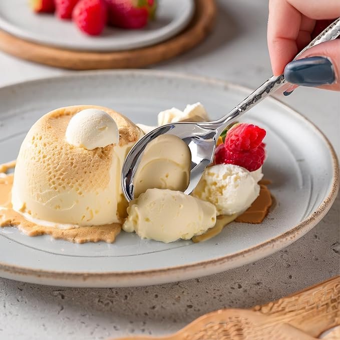 180 Pcs Silver Plastic Silverware - Hammered Disposable Silverware - Heavy Duty Plastic Forks And Spoons - Silver Plastic Cultery Include 60 Forks, 60 Knives And 60 Spoons for Wedding&Party - Image 4